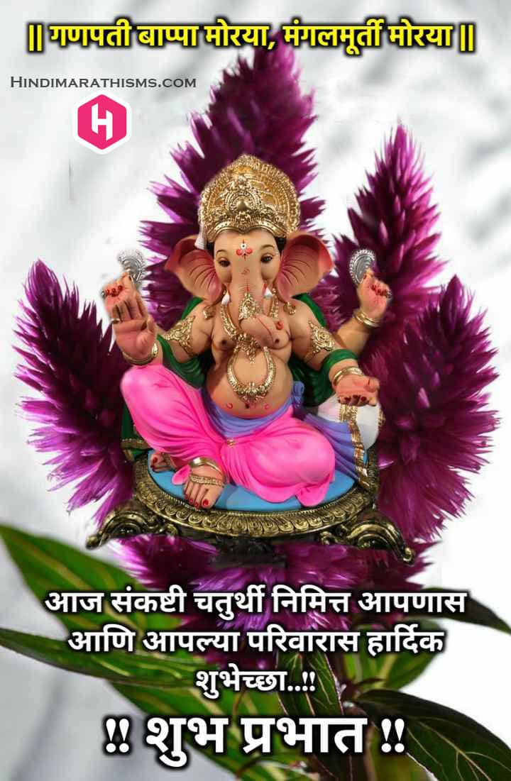 Sankashti Chaturthi Wishes in Marathi 100+ Sankashti Chaturthi Wishes